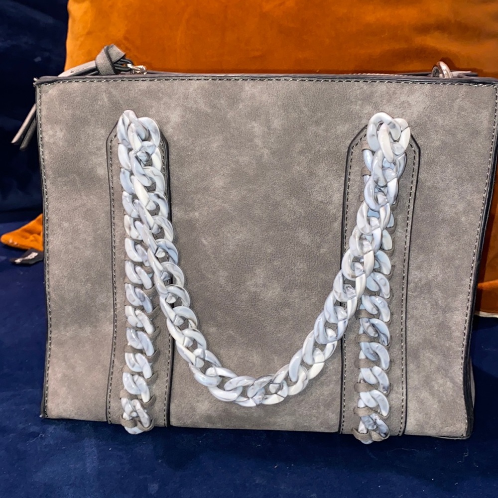 Gray Crossbody Purse